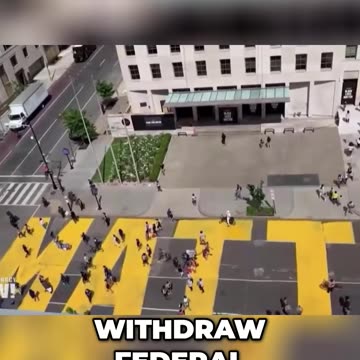 DEI is Dead!!! We Shall Overcome!!! Black Lives Matter Plaza_ Painted Over!