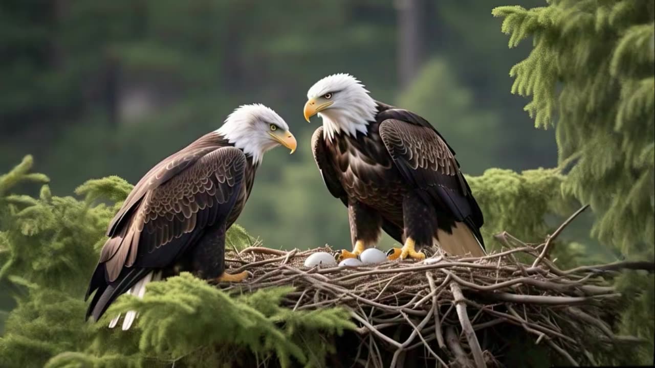 Bald eagle nest cam captures live hatch in California
