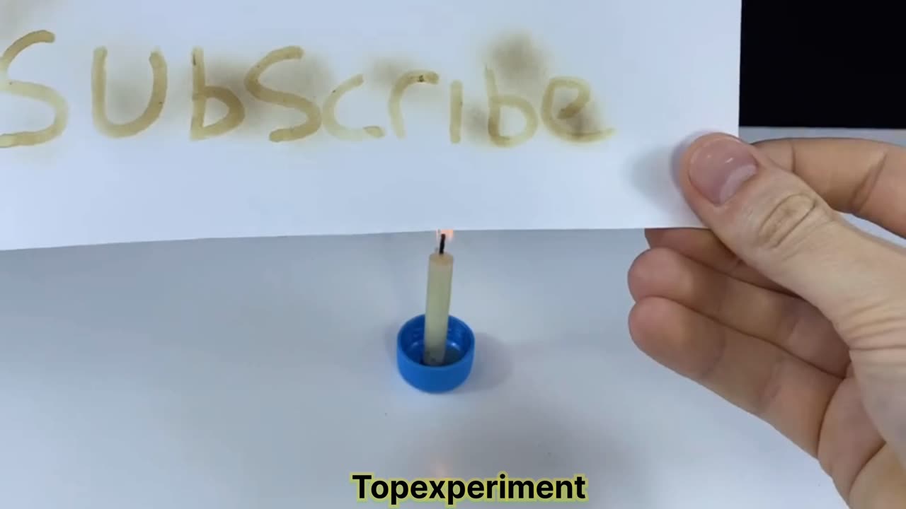 Lemon fire magic experiment