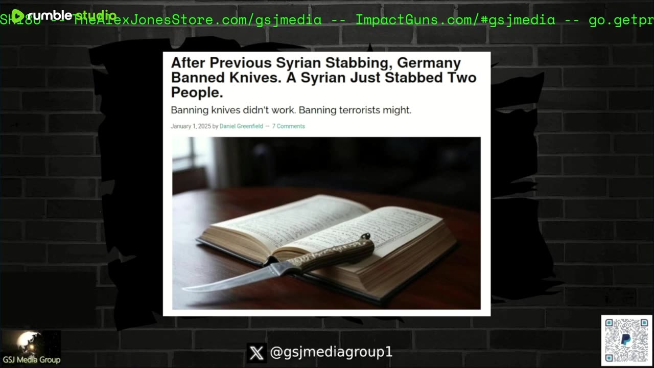 Germany Bans Knives and Two More People Stabbed