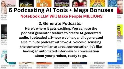 6 Podcasting AI Tools! Work Great With Google NotebookLM?