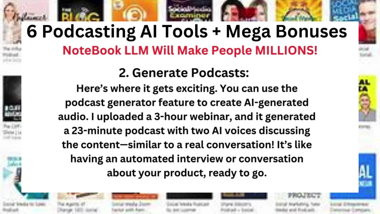 6 Podcasting AI Tools! Work Great With Google NotebookLM?