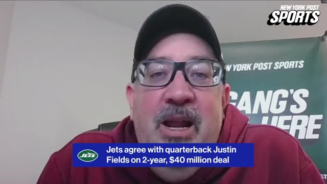 Jets choose Justin Fields as new QB with $40 million NFL free agency contract