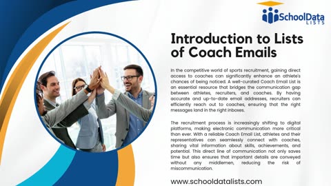 Boost Sports Recruitment with an Accurate Coach Email List