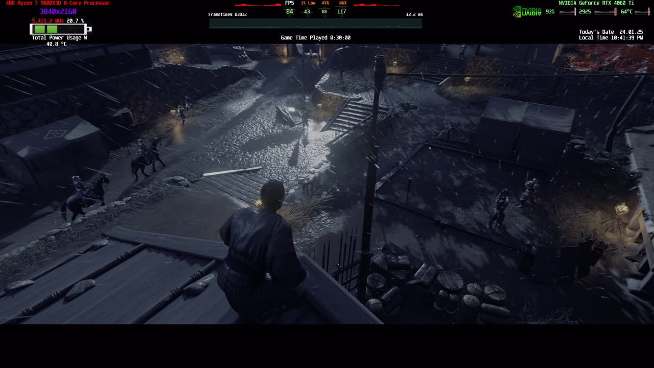 Ghost of Tsushima Directors Cut 4K HDR Gameplay PC Sony Bravia 9 Rtx 4060 Ti AMD 9800x3d