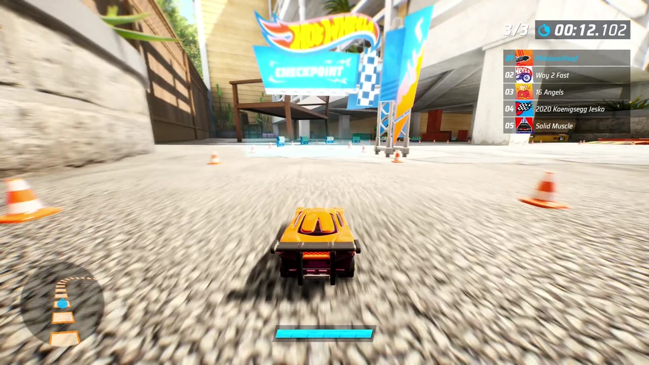 Hot Wheels Unleashed 2: Turbocharged - Backyard - Trails on the ground