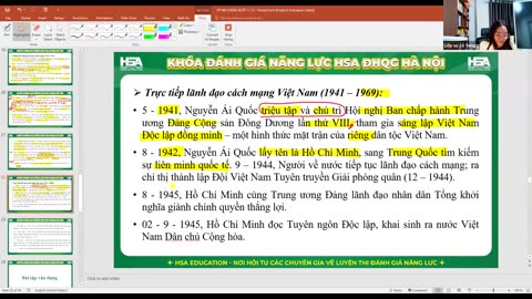 "SỬ BUỔI 16 : KHÁI QUÁT VỀ CUỘC ĐỜI VÀ SỰ NGHIỆP HỒ CHÍ MINH "