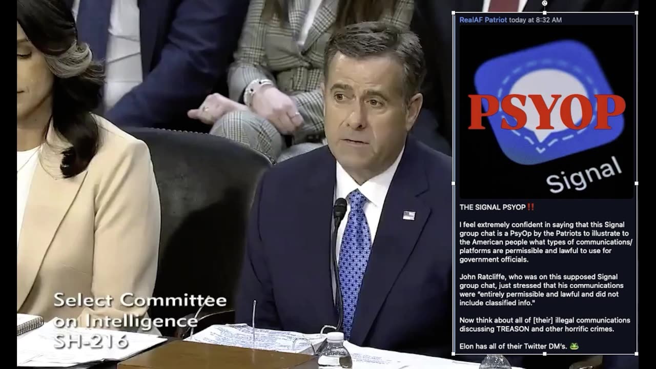 3.26.25 SIGNAL PSYOP..APP EXPOSURE..FBI/EPSTEIN..CROSSFIRE HURRICANE…ELECTION INTEGRITY