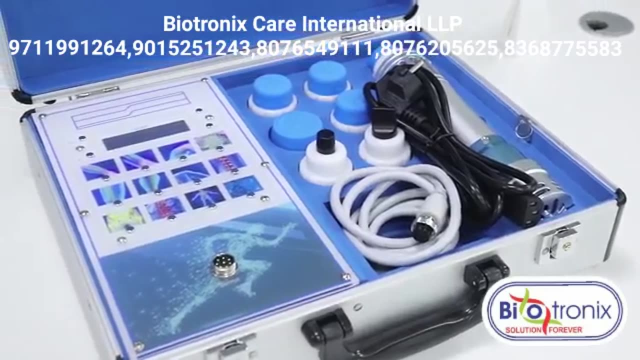 Portable Shockwave Therapy Device GINHA HL-1602 for Physiotherapy and ED Therapy