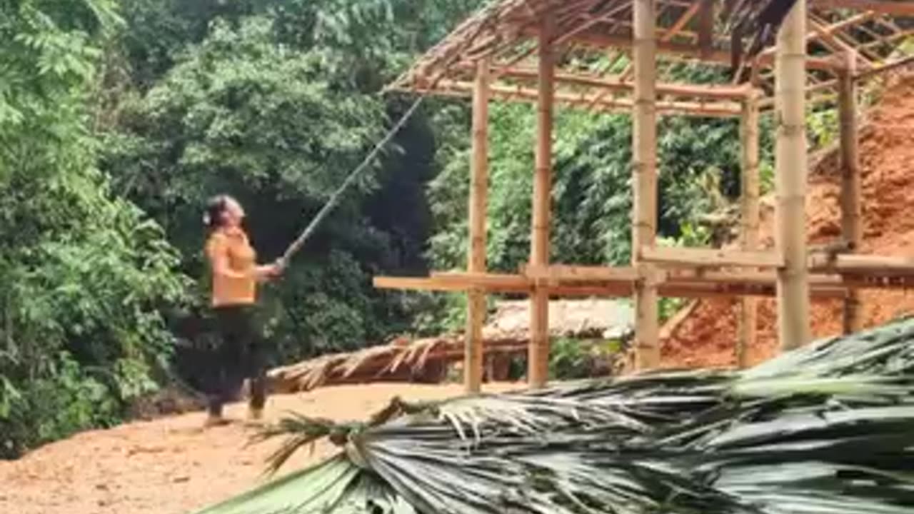 Building a Bamboo House in the Jungle | Ultimate Survival Shelter Construction