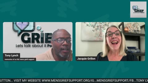 grief let's talk about it podcast/ Jaquine Grillon