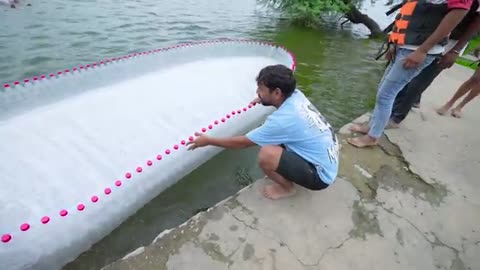 Make a boat using plastic bottles l mr Indian hacker