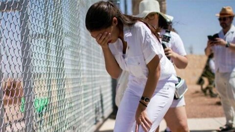 Run Forrest, RUN! Watch AOC Try And Escape Nick Sotor Asking Her To Condemn Biden Migrant Crisis