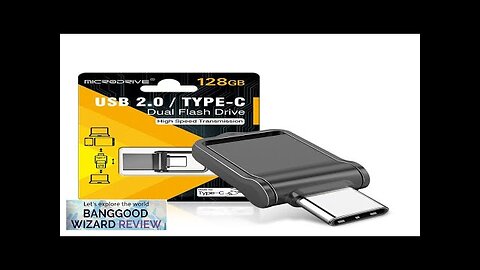 Microdrive 128GB USB Flash Drive Type-C/USB2.0 Dual Interface High Speed Pendrive Portable Review