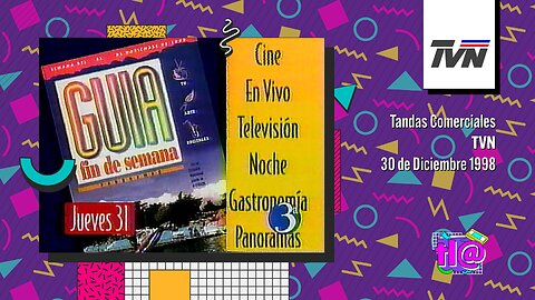 Tandas Comerciales TVN (30 de Diciembre 1998)