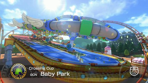 Mario Kart 8 Deluxe Grand Prix Mode - Part 11 - Crossing Cup 50cc