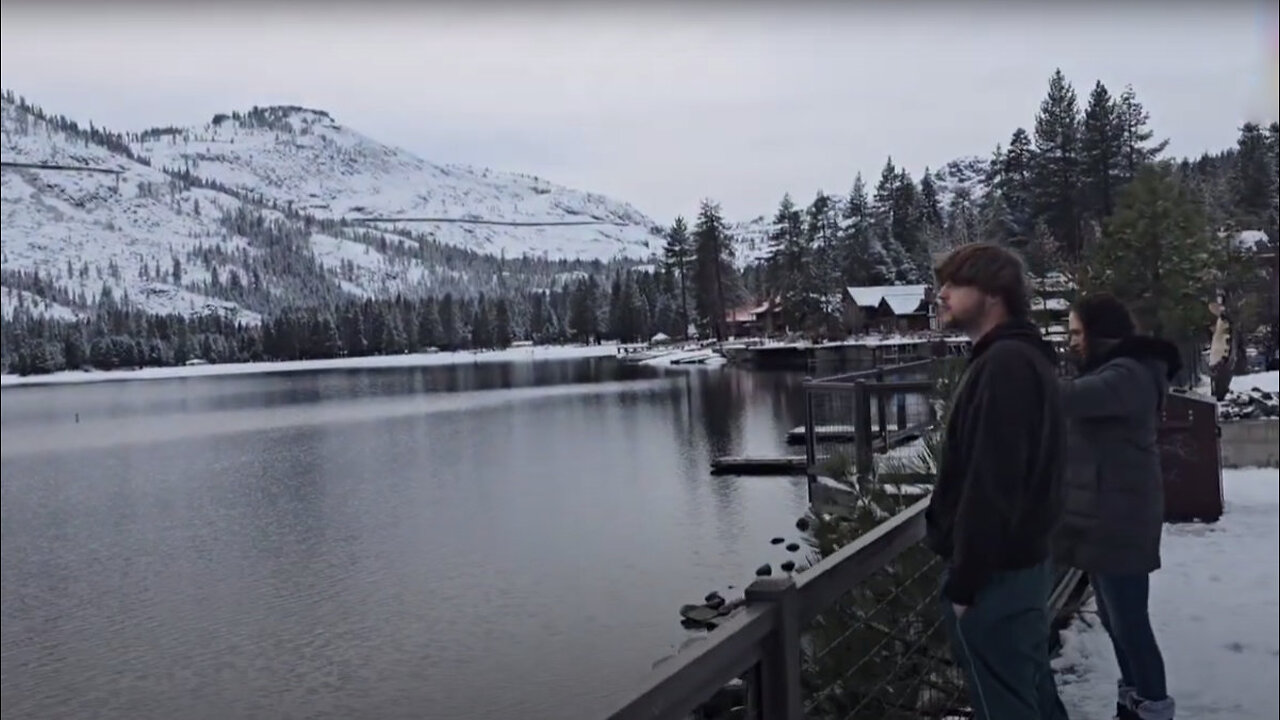 Family Snow Adventure in the Mountains