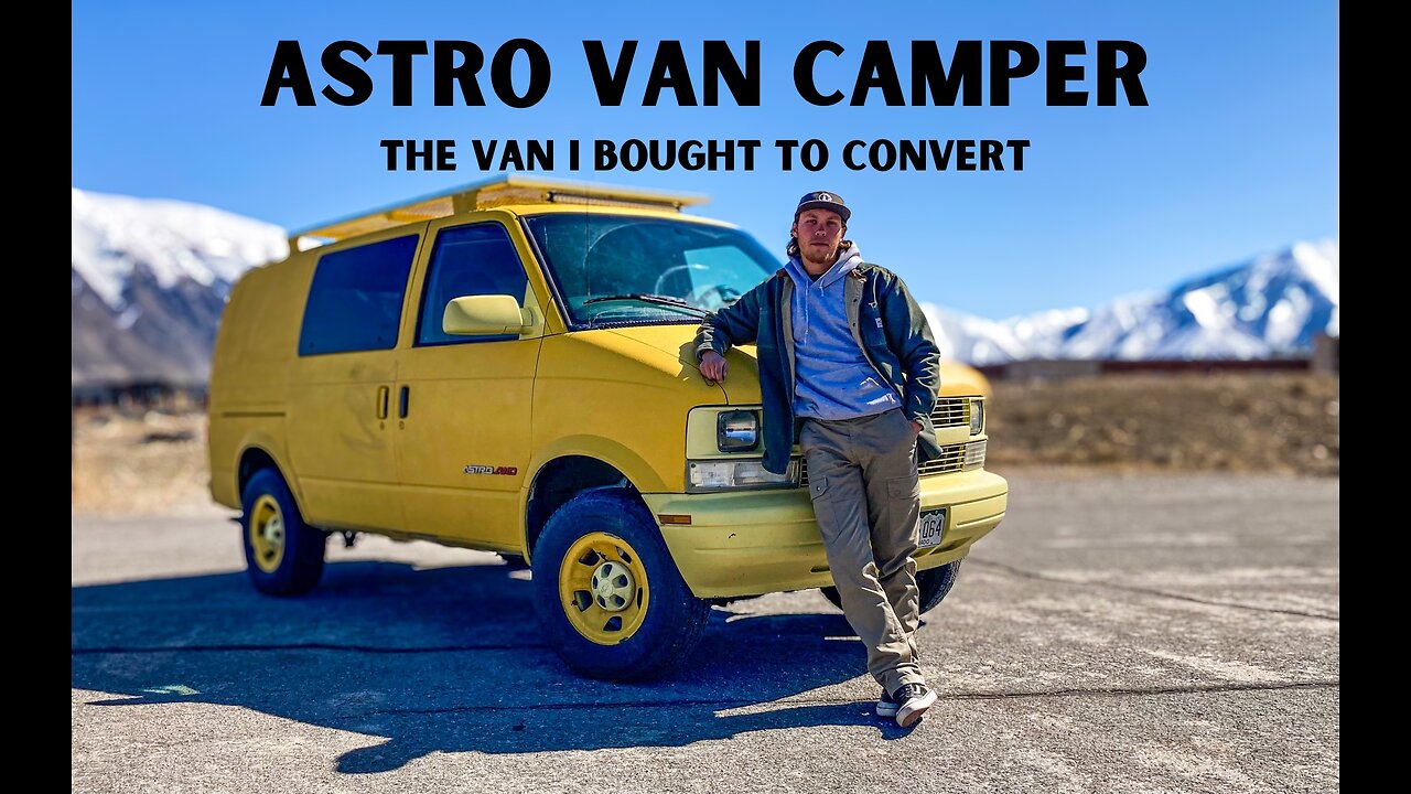 I Bought an ASTRO VAN to turn into a Travel Camper Van | Van Tour