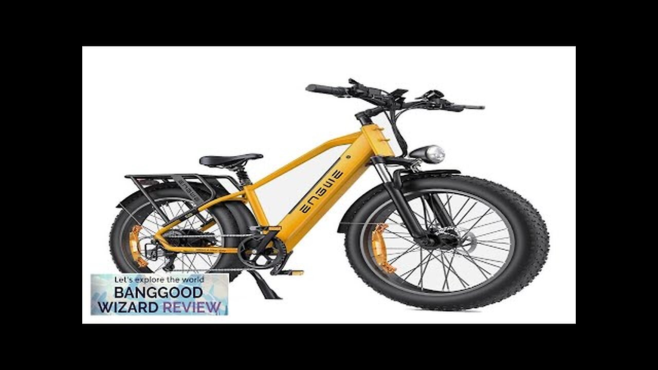 USA DIRECT ENGWE E26 16Ah 48V 750W Electric Bike 26*4.0 Inch Fat Review