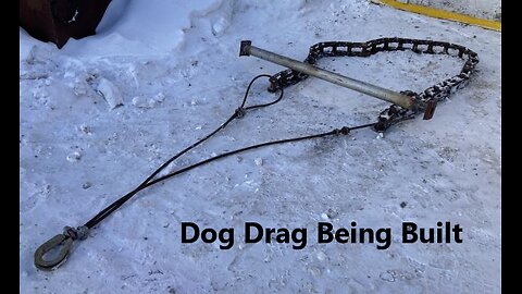 Welding Up the Dog Trail Chain Snow Drag in the Warm Shop While it was Cold Outside Jan 17 2025