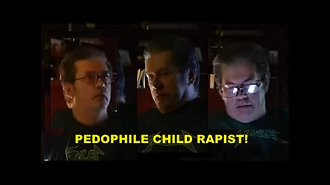 Pedophile Child Rapist Psychopath Caught at Home In Front Of His Sister!