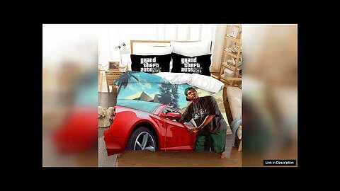 GTA V Lamar Davis Stealing Items On Red Car Dope Bedding Set Review