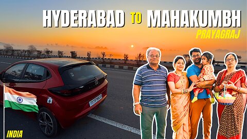 Hyderabad to PRAYAGRAJ | Roadtrip | Hyderabad to Maha Kumbh mela || GangaKinareWala