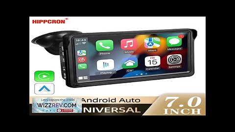 Hippcron 7inch Car Radio Multimedia Video Player Wireless Carplay And Wireless Android Review