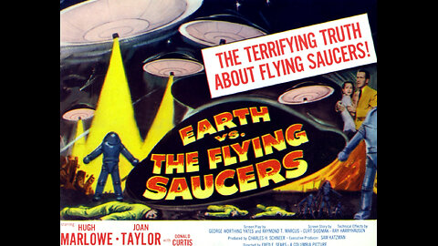 Earth vs the Flying Saucers ! (1956) SCI-FI | Colorized | Space Adventure | B- Movie THRILLER !