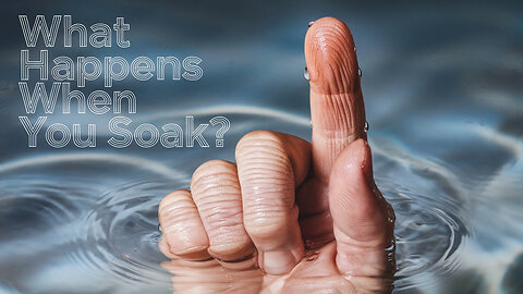 Why do our finger get wrinkle in water?