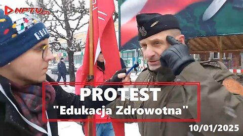 PROTEST - "Edukacja Zdrowotna" - Olszański, Osadowski NPTV (10.01.2025)