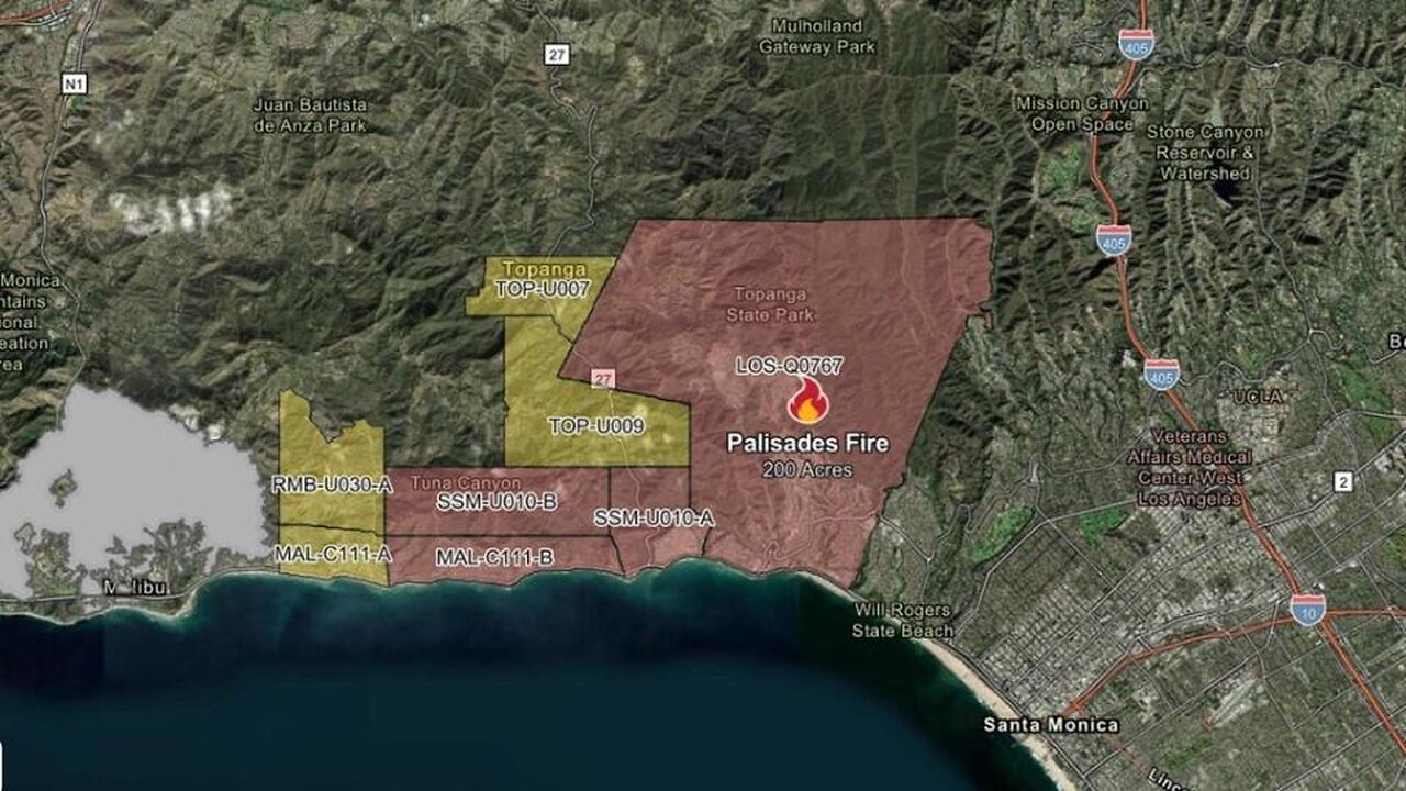 Palisades Fire Aftermath of Destruction