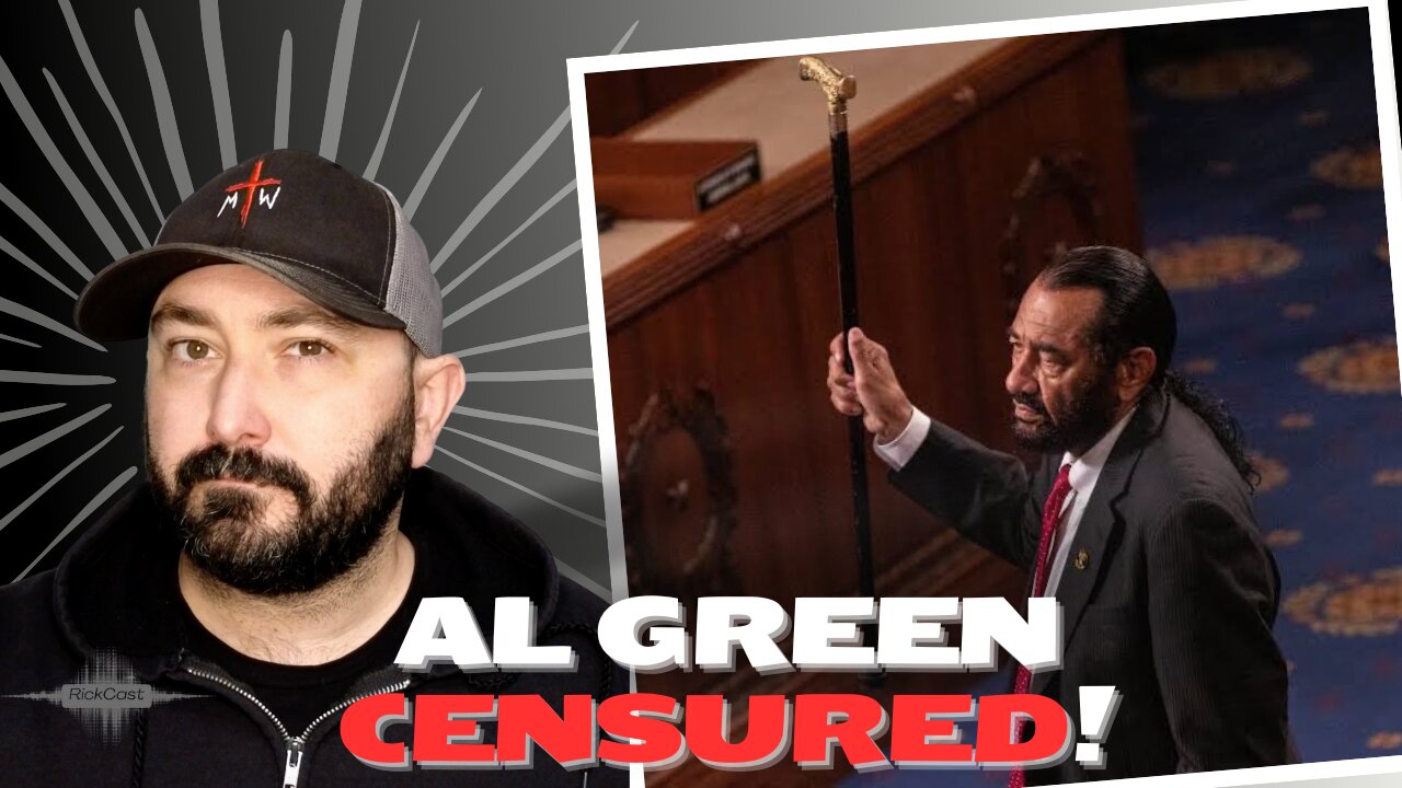 U.S. House Votes To Censure Al Green & He Reacts!