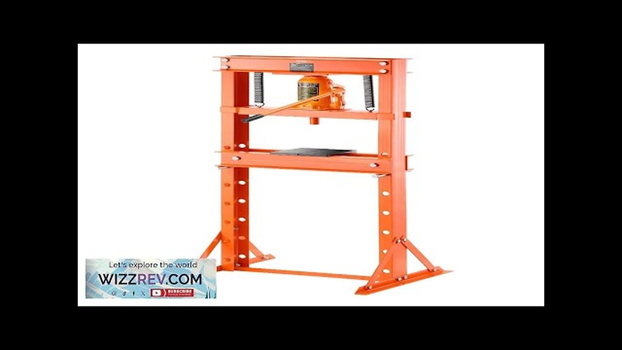 20 T Hydraulic Shop Press Hydraulic Press with Press Plate for Bending Review