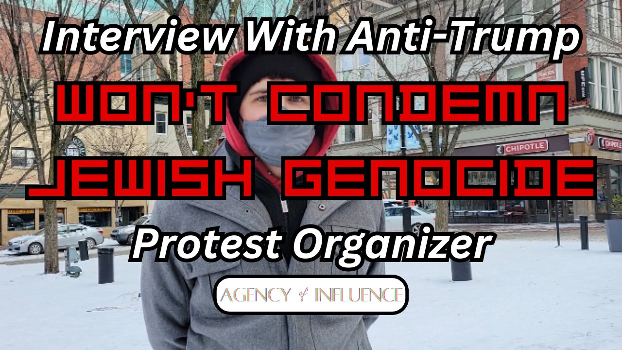 Anti-Trump Protest Organizer Won't Condemn Jewish Genocide