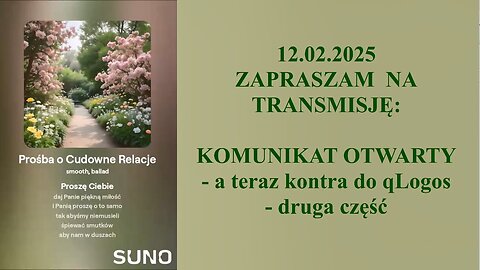 KOMUNIKAT OTWARTY - a teraz kontra do qLogos - druga część 👮‍♀️ - 12.02.2025