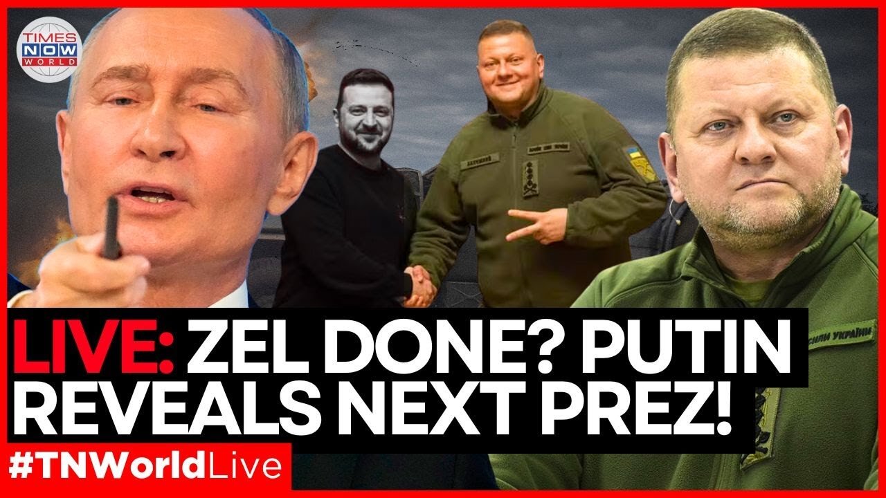 LIVE | Putin Says Zaluzhny Can Defeat Zelensky to Become Next President Of Ukraine! | TN World