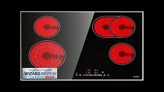 Electric Cooktop 30 inch ECOTOUCH Built-in Electric Cooktop 4 Burner Stove Top Review