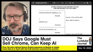 DOJ Says Google Must Sell Chrome, Can Keep AI