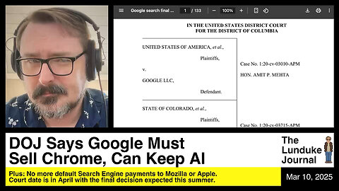 DOJ Says Google Must Sell Chrome, Can Keep AI