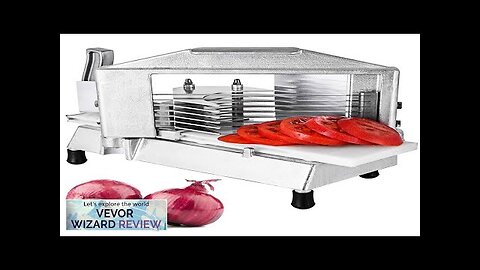 VEVOR Commercial Tomato Slicer 3/8" Heavy Duty Tomato Slicer Tomato Cutter Review