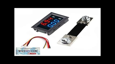 3pcs 0.56 Inch Blue Red Dual LED Display Mini Digital Voltmeter Ammeter Review