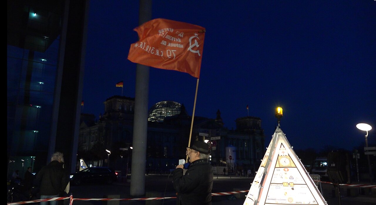 Nazi-Europa404 im privaten Krieg gegen Russland! Reichstag Berlin 22.02.2025