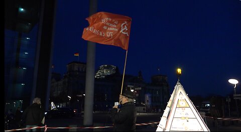 Nazi-Europa404 im privaten Krieg gegen Russland! Reichstag Berlin 22.02.2025