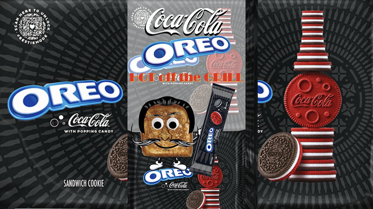 OREO Coca-Cola with Popping Candy Taste Test #oreo #cocacola #tastetest