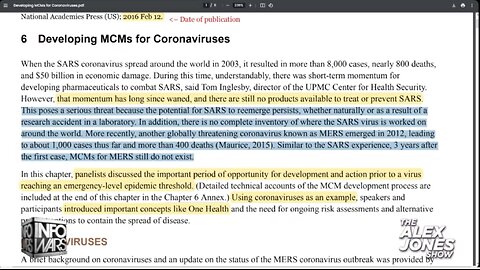 NIH Documents Prove COVID-19 Was Weaponized In A Lab