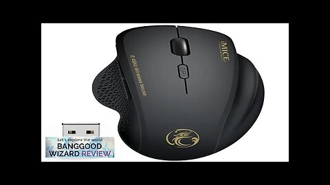 IMICE 2.4Ghz Wireless Mouse Ergonomic Computer Mouse PC Optical Mause with USB Review