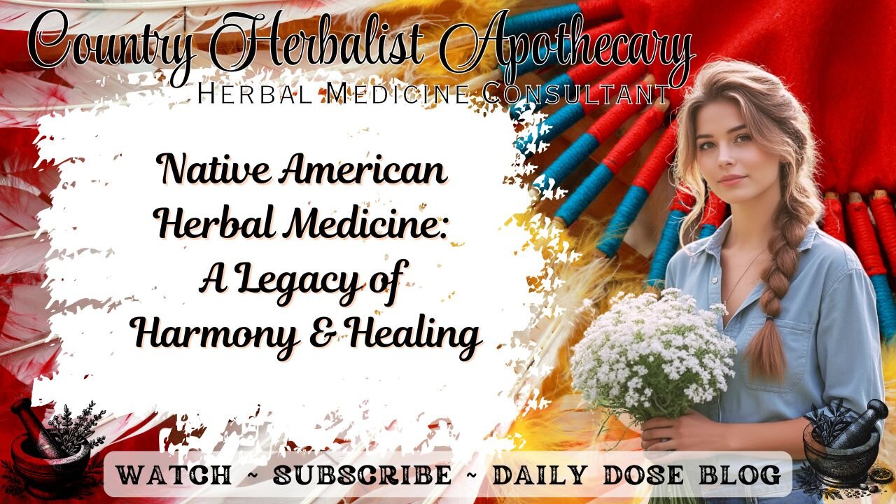 Native American Herbal Medicine: A Legacy of Harmony and Healing