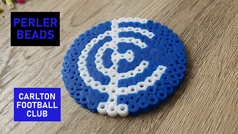 Perler Beads - Carlton Football Club (CFC)