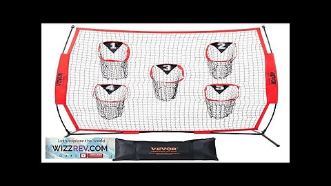 VEVOR 8 x 8 ft Football Trainer Throwing Net Training Throwing Target Review